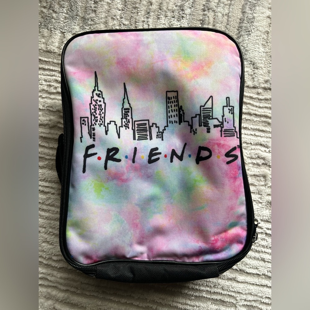 Colorful Friends Skyline Tie Dye Backpack